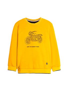 Sweatshirt Mayoral Moto Gelb für Junge