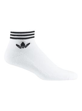 Pack 3 Socken Adidas Trefoil Weiss