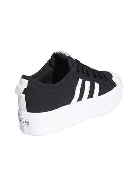 Sneaker Adidas Nizza Plattform Schwarz für Damen