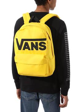 Rucksack Vans Old Skool Gelb für Mädchen und Junge