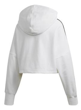 Sweatshirt Adidas Cropped Weiß Damen
