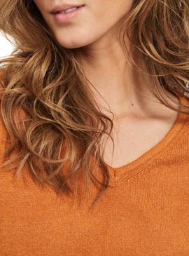 Pullover Vila Virile Orange für Damen