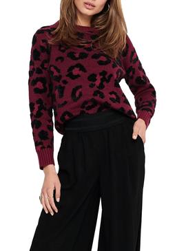 Pullover Only Erin Bordeaux für Damen