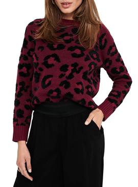 Pullover Only Erin Bordeaux für Damen