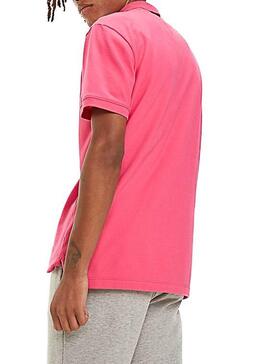 Polo Tommy Jeans Classics Solid Pink für Herren