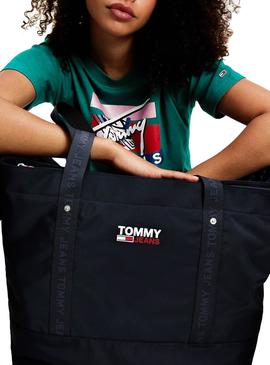 Handtasche Tommy Jeans Tote Marine Blau für Damen