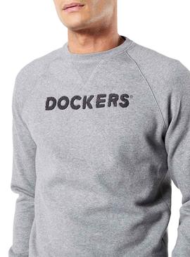 Sweatshirt Dockers Crewneck Grau für Herren