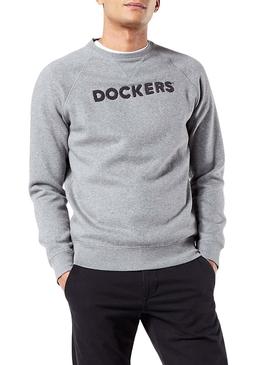 Sweatshirt Dockers Crewneck Grau für Herren