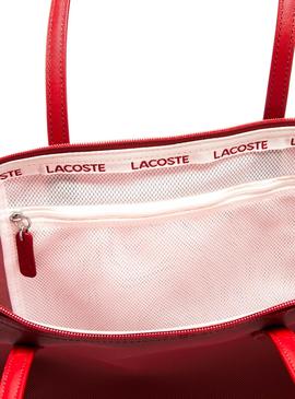 Handtasche Lacoste Shooping Rot für Damen