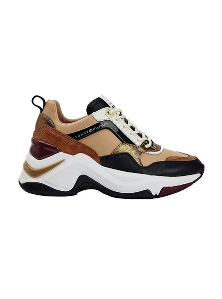 Tommy hilfiger wedges beige deals