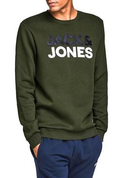 Sweatshirt Jack & Jones Sports Grün für Herren