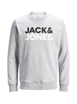 Sweatshirt Jack & Jones Sports Grau für Herren