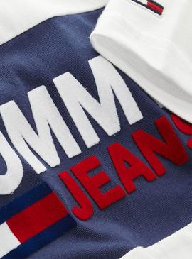 T-Shirt Tommy Jeans Pieced Weiss für Herren
