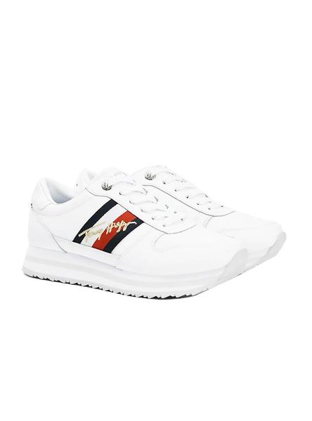 interview Let at ske komplikationer Sneaker Tommy Hilfiger Signature Runner Damen