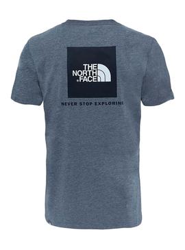 T-Shirt The North Face Box Grau für Herren