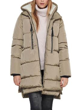 Jacke Only Nora Beige für Damen