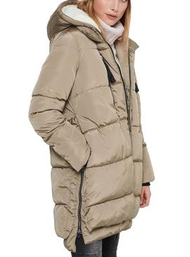 Jacke Only Nora Beige für Damen