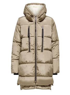 Jacke Only Nora Beige für Damen