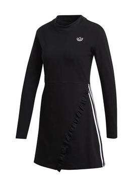 Kleid Adidas Pleat Schwarz für Damen