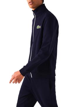 Trainingsanzug Lacoste Signature Marinen Blau für Herren