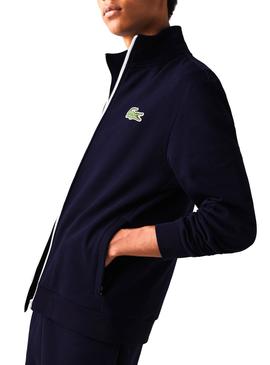 Trainingsanzug Lacoste Signature Marinen Blau für Herren