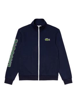 Trainingsanzug Lacoste Signature Marinen Blau für Herren