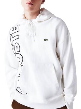 Sweatshirt Lacoste Live 1927 Weiss Damen und Herren