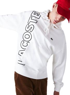 Sweatshirt Lacoste Live 1927 Weiss Damen und Herren