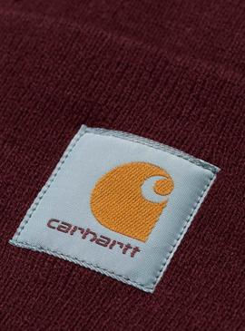 Mütze Carhartt Watch Granatrot für Damen und Herren