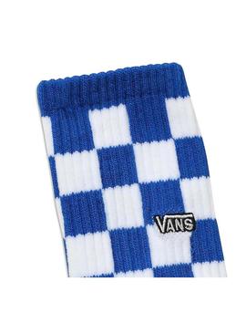 Socken Vans Checkerboard Blau für Junge y Mädchen