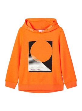 Sweatshirt Name It Oatrik Orange für Junge