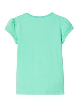 T-Shirt Name It Hapina Grün für Mädchen