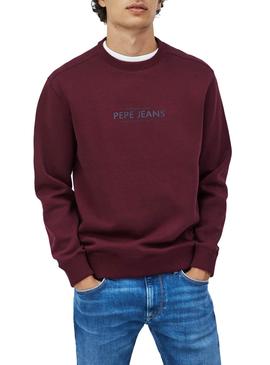 Sweatshirt Pepe Jeans Horace Granatrot für Herren