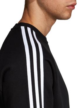 Sweatshirt Adidas 3 Stripes Schwarz für Herren