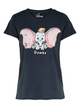 T-Shirt Only Dumbo Grau für Damen