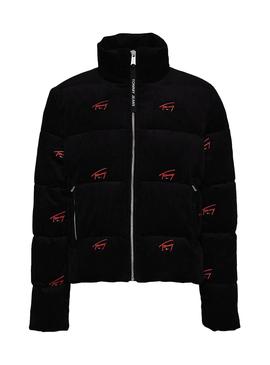 Jacke Tommy Jeans Critter Cord Schwarz für Damen