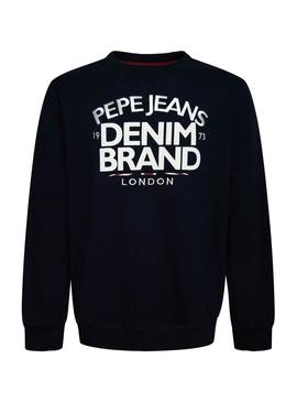 Sweatshirt Pepe Jeans Harrison Blau für Herren