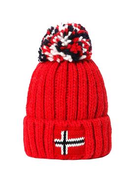 Napapijri Hut Semiury Rot für Junge und Mädchen