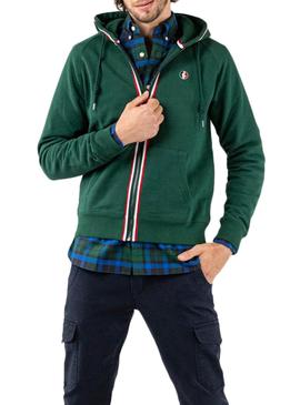 Sweatshirt El Ganso Zipper Grün für Herren