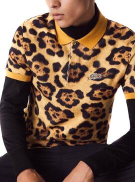 Polo Lacoste x National Geographic Leopard Herren