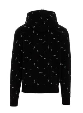 Sweatshirt Lacoste Live Print Schwarz für Herren