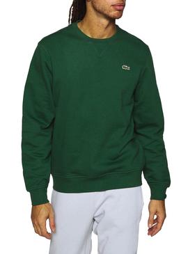 Sweatshirt Lacoste Basic Logo Grün für Herren