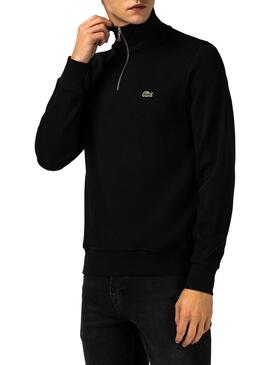 Sweatshirt Lacoste Interlock Schwarz für Herren