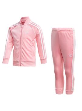 Trainingsanzug Adidas Superstar Rosa für Mädchen
