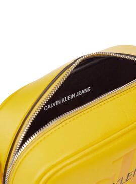 Handtasche Calvin Klein Camera Gelb für Damen