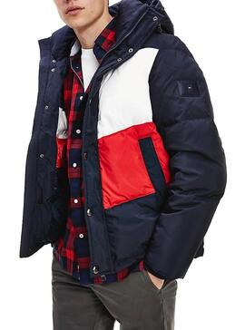 Jacke Tommy Hilfiger Chevron Marine blau für Herren