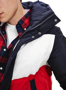 Jacke Tommy Hilfiger Chevron Marine blau für Herren