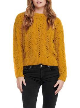 Pullover Only Chanet Gelb für Damen