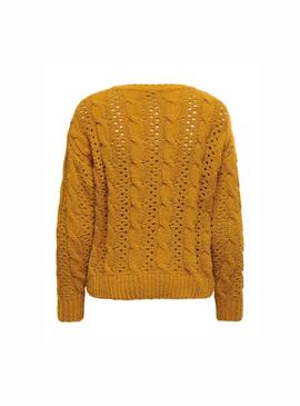 Pullover Only Chanet Gelb für Damen