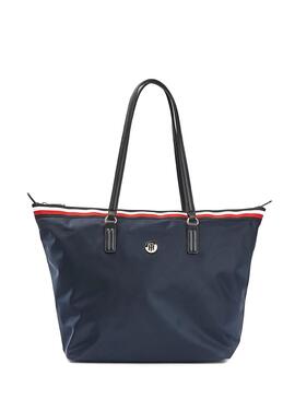 Handtasche Tommy Hilfiger Poppy Marineblau für Damen